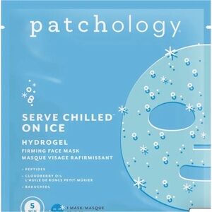 Patchology Serve Chilled On Ice Hydrogel Firming Face Mask - Blue